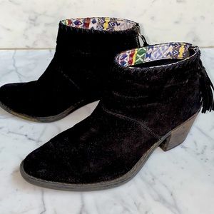 Cupid Suede Look Classic Style with Zip Booties